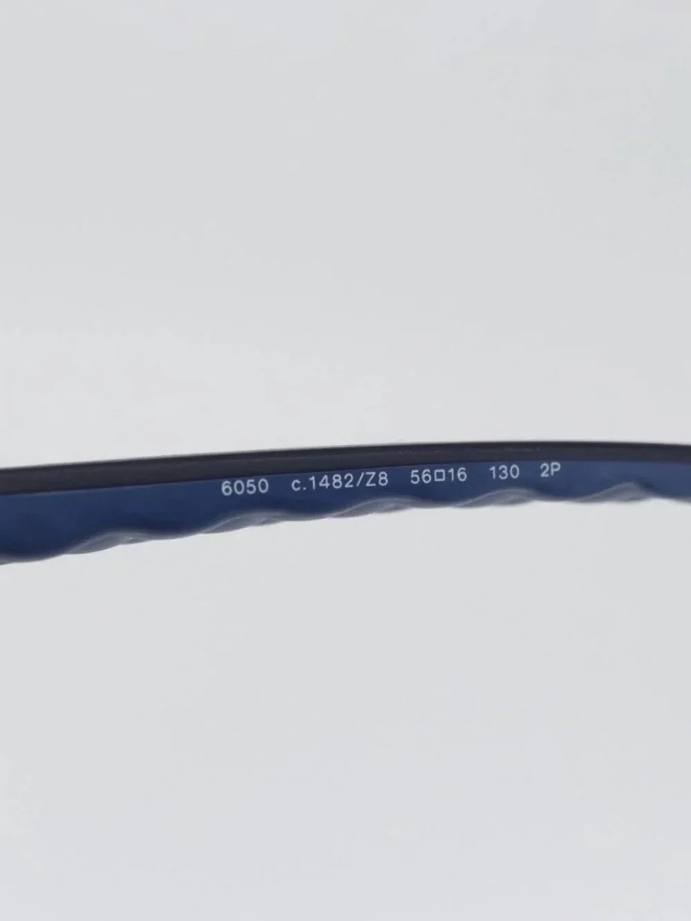 CHANEL Sunglasses plastic Blue CC Auth BA10703